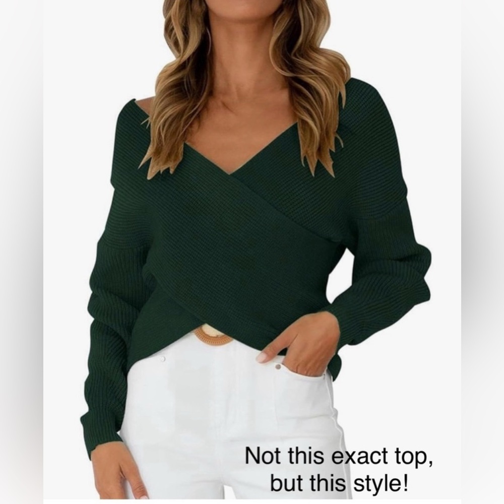 Express Forest Green Sweater